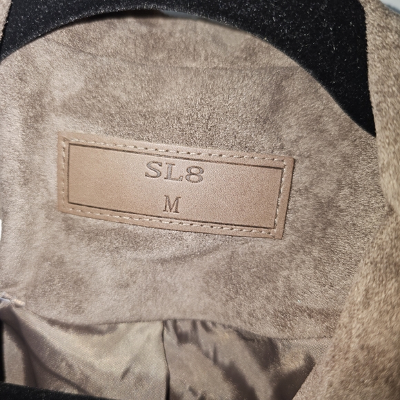 Women's Taupe Teddy Jacket - Picture 4 of 9